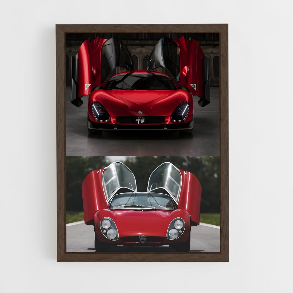 Poster stradale Rouge – affiche Alfa Romeo (vue 5)